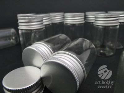 Sticluta mini cu capac metalic 50x30mm/12buc