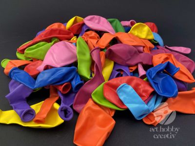 Baloane rotunde multicolor 30cm - set/100buc