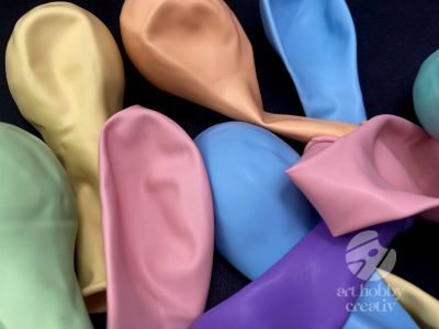 Baloane rotunde multicolor 30cm - pastel set/10buc