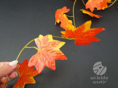 Ghirlanda cu frunze artificiale - artar - 230 cm