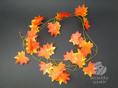 Ghirlanda cu frunze artificiale - artar - 230 cm