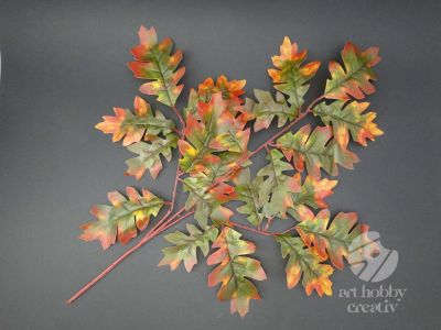 Buchet frunze de toamna artificiale - stejar verde