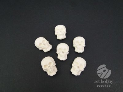 Figurina mini craniu 3cm - set/6buc