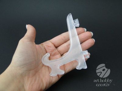 Suport plastic pentru farfurii - 10 cm 