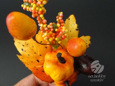 Crenguta decor de toamna 18cm mod.2