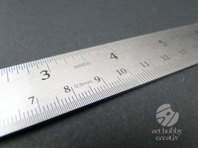 Liniar metalic din otel - 30cm
