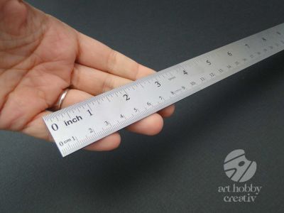 Liniar metalic din otel - 50cm
