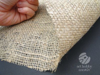Material textil din iuta natur 4,5m/50cm