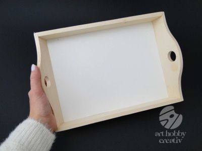 Tava lemn simplu 31x21cm