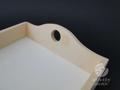 Tava lemn simplu 31x21cm