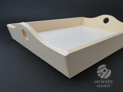 Tava lemn simplu 35x25cm