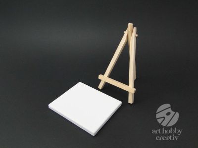 Sevalet mini din lemn cu panza pe sasiu - 17cm