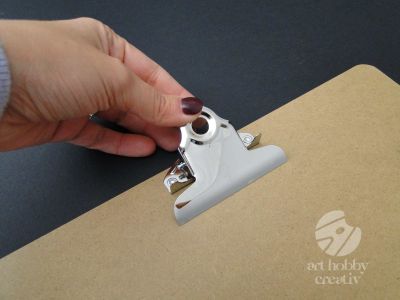 Tabla desen cu clips A3 - vertical