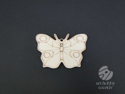 Figurina lemn - fluturas 8 cm mod.2