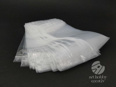 Pungi cu fermoar 12x8cm - set/100buc