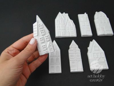 Casute din ipsos set/7buc