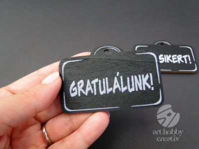 Tablita lemn cu mesaj