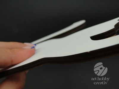Forma placaj grunduita - pisica 18cm