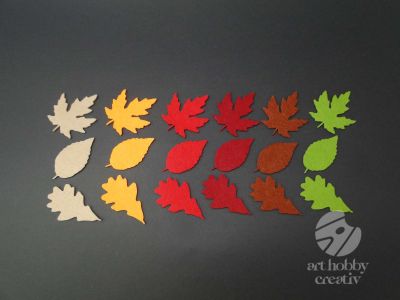 Frunze de toamna din pasla set/18buc