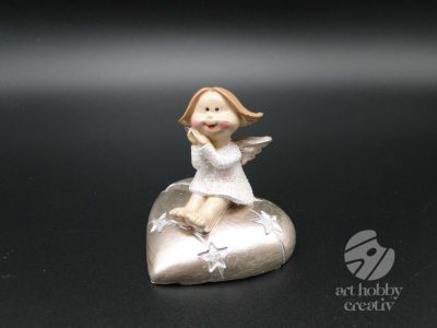 Ingeras decor cu inimioara 7cm