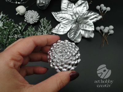 Pachet craciun DIY - argintiu
