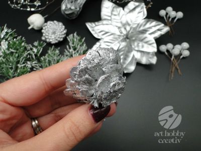 Pachet craciun DIY - argintiu