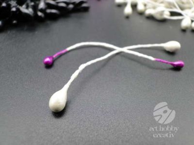 Stamine pentru flori artificiale - set/100buc