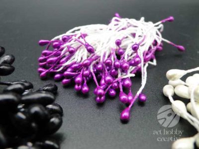 Stamine pentru flori artificiale - set/100buc