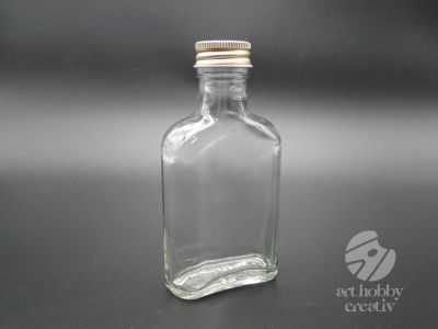 Sticla Flask cu capac metalic 100ml