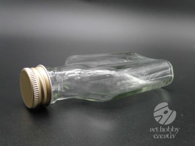 Sticla Flask cu capac metalic 100ml