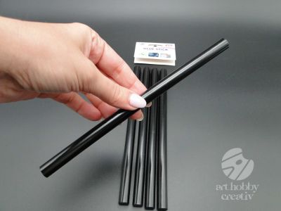 Adeziv de topire batoane - negru Ø11mm set/5buc