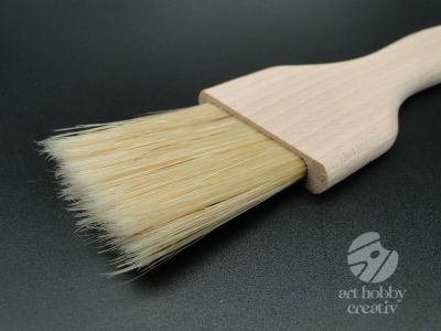 Pensula lata cu maner din lemn - 19cm