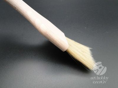Pensula lata cu maner din lemn - 19cm