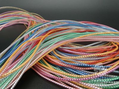 Fire impletit scoubidou color - 1m - set/50buc
