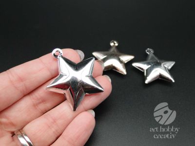 Clopotel in forma de stea - metalic set/3buc