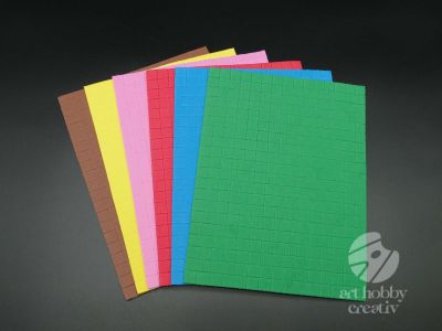 Mozaic autoadeziv din spuma - 1x1cm set/6 nuante 
