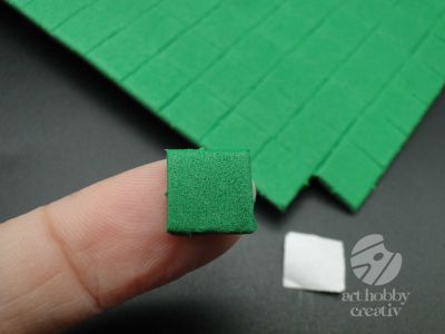 Mozaic autoadeziv din spuma - 1x1cm set/6 nuante 