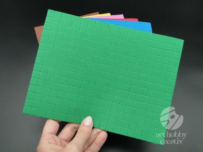 Mozaic autoadeziv din spuma - 1x1cm set/6 nuante 
