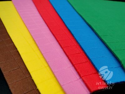 Mozaic autoadeziv din spuma - 1x1cm set/6 nuante 