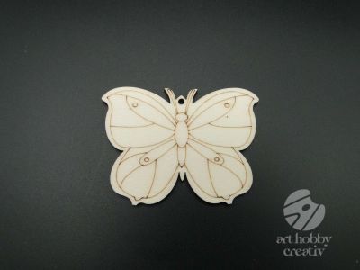 Figurina lemn - fluturas 8cm