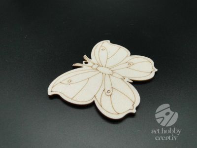 Figurina lemn - fluturas 8cm