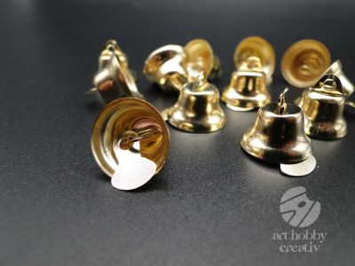 Clopotel auriu 1,5cm - set/12buc