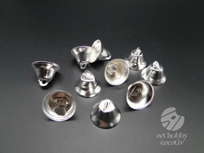 Clopotel argintiu 2cm - set/10buc