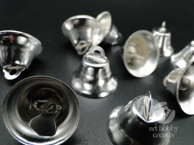 Clopotel argintiu 2cm - set/10buc