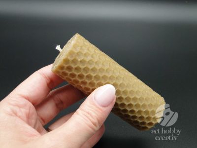 Lumanare din fagure naturala - 9 cm