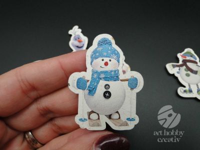 Figurina lemn - om de zapada set/5buc