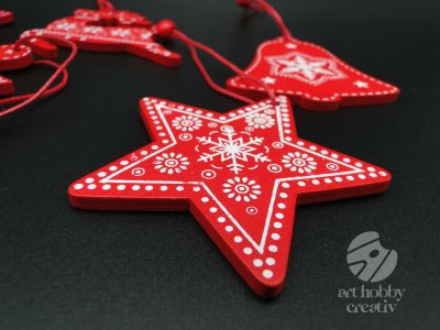 Ornament de craciun - 6cm set/5buc