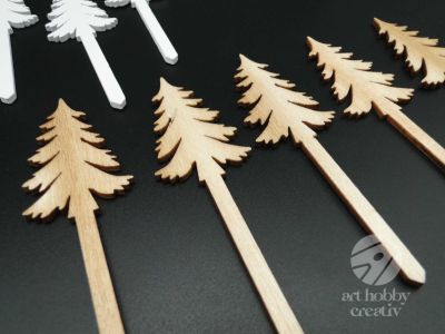 Ornamente de craciun - bradulet 10cm set/10buc