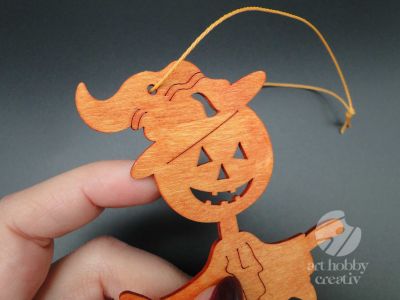 Figurina lemn - sperietoare 12cm