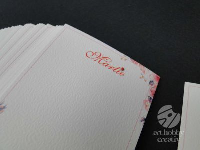 Cartonase texturate pentru martisor - model 3 - set/50buc